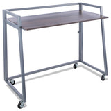 Alera® Quick Assemble Computer Workstation, 41.3" X 19.9" X 36.7", Espresso-black freeshipping - TVN Wholesale