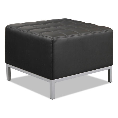Alera® Alera Qub Series Ottoman, 26.38w X 21.5d X 17.5h, Black freeshipping - TVN Wholesale