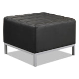 Alera® Alera Qub Series Ottoman, 26.38w X 21.5d X 17.5h, Black freeshipping - TVN Wholesale