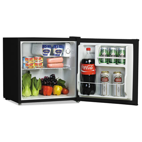 Alera™ 1.6 Cu. Ft. Refrigerator With Chiller Compartment, Black freeshipping - TVN Wholesale