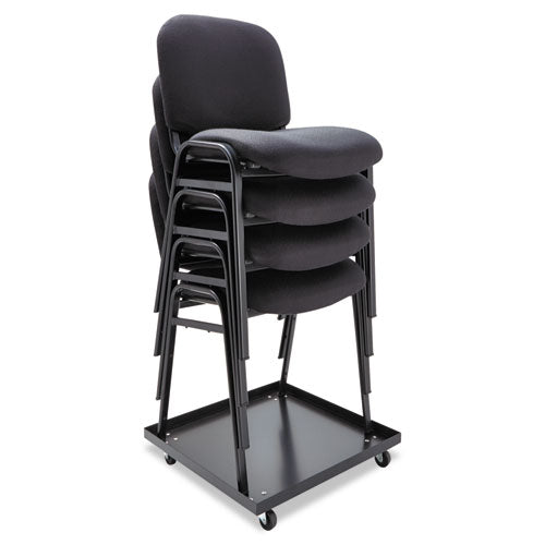 Alera® Stacking Chair Dolly, 22.44w X 22.44d X 3.93h, Black freeshipping - TVN Wholesale