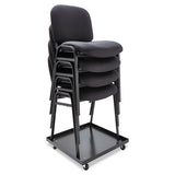 Alera® Stacking Chair Dolly, 22.44w X 22.44d X 3.93h, Black freeshipping - TVN Wholesale