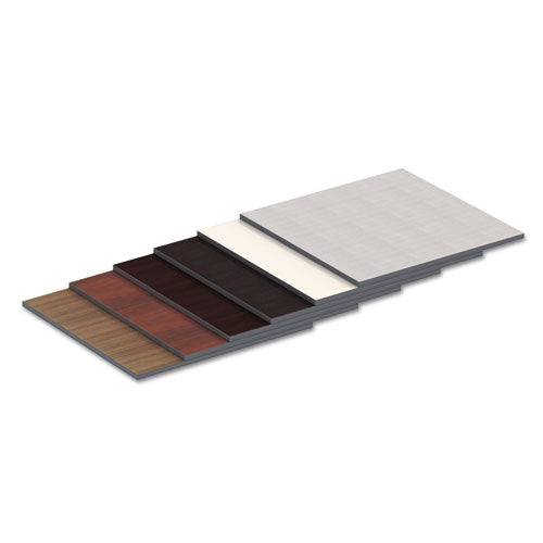 Alera® Reversible Laminate Table Top, Rectangular, 59.38w X 23.63d, White-gray freeshipping - TVN Wholesale