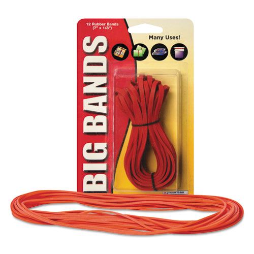 Alliance® Big Bands Rubber Bands, Size 117b, 0.06" Gauge, Red, 12-pack freeshipping - TVN Wholesale