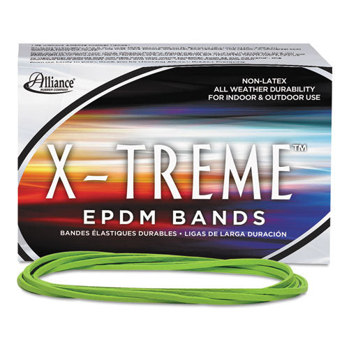 Alliance® X-treme Rubber Bands, Size 117b, 0.08" Gauge, Lime Green, 1 Lb Box, 200-box freeshipping - TVN Wholesale