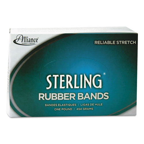 Alliance® Sterling Rubber Bands, Size 8, 0.03" Gauge, Crepe, 1 Lb Box, 7,100-box freeshipping - TVN Wholesale