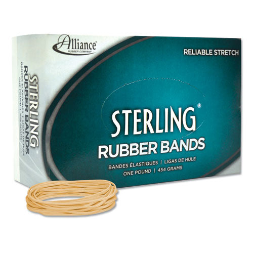 Alliance® Sterling Rubber Bands, Size 19, 0.03" Gauge, Crepe, 1 Lb Box, 1,700-box freeshipping - TVN Wholesale