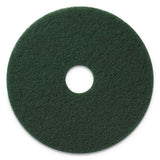 Americo® Scrubbing Pads, 17" Diameter, Green, 5-carton freeshipping - TVN Wholesale