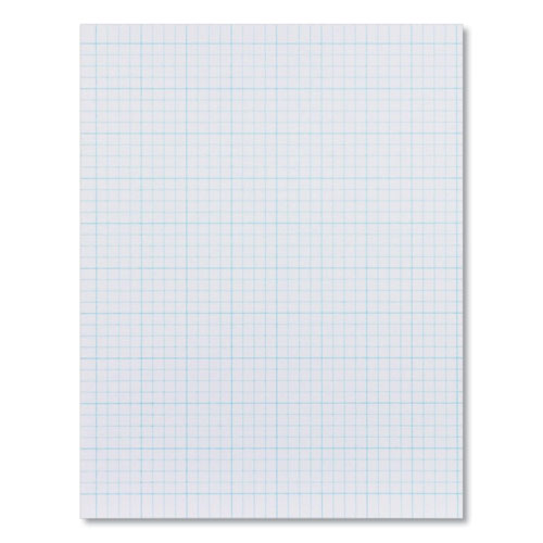 Ampad® Quadrille Pads, Cross-section Quadrille Rule (10 Sq-in, 1 Sq-in), 40 White (standard 15 Lb) 8.5 X 11 Sheets freeshipping - TVN Wholesale