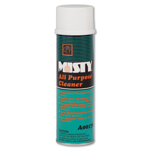Misty® All-purpose Cleaner, Mint Scent, 19 Oz Aerosol Spray, 12-carton freeshipping - TVN Wholesale