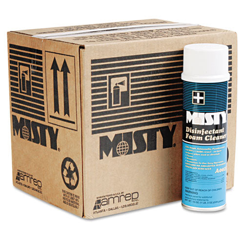 Misty® Disinfectant Foam Cleaner, Fresh Scent, 19 Oz Aerosol Spray, 12-carton freeshipping - TVN Wholesale