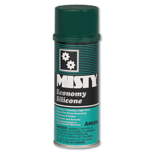 Misty® Economy Silicone Spray Lubricant, Aerosol Can, 11oz, 12-carton freeshipping - TVN Wholesale