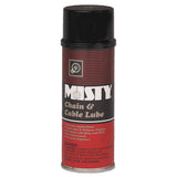 Misty® Chain And Cable Spray Lube, Aerosol Can, 12 Oz, 12-carton freeshipping - TVN Wholesale