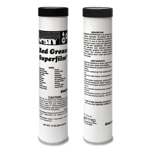 Misty® Nlgi #2 Red Grease, Tube, 14oz, 48-carton freeshipping - TVN Wholesale