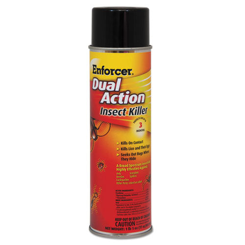 Enforcer® Dual Action Insect Killer, For Flying-crawling Insects, 17oz Aerosol,12-carton freeshipping - TVN Wholesale