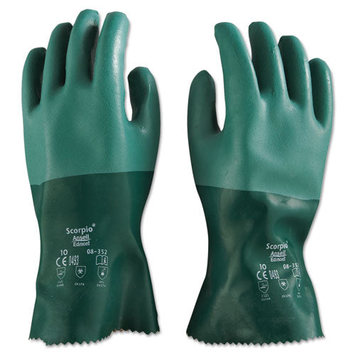 AnsellPro Scorpio Neoprene Gloves, Green, Size 10 freeshipping - TVN Wholesale
