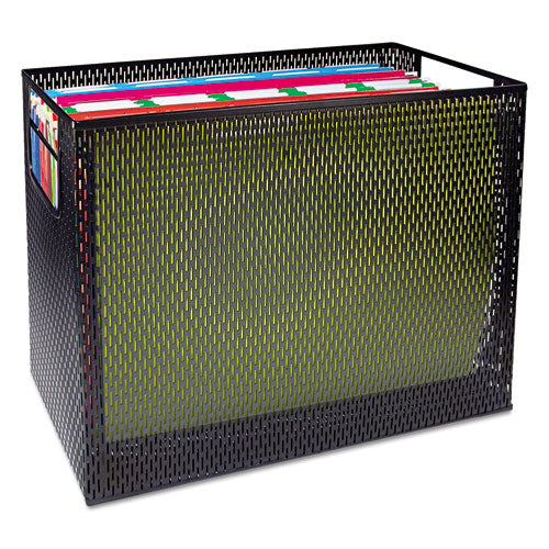 Artistic® Urban Collection Punched Metal Desktop File, 1 Section, Letter To Legal Size Files, 13" X 5.75" X 10.75", Black freeshipping - TVN Wholesale