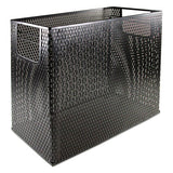 Artistic® Urban Collection Punched Metal Desktop File, 1 Section, Letter To Legal Size Files, 13" X 5.75" X 10.75", Black freeshipping - TVN Wholesale