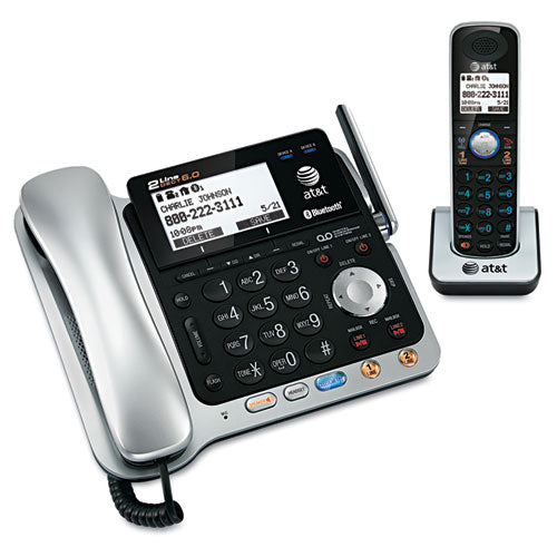 AT&T® Tl86109 Two-line Dect 6.0 Phone System With Bluetooth freeshipping - TVN Wholesale