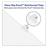 Avery® Preprinted Legal Exhibit Side Tab Index Dividers, Avery Style, 10-tab, 18, 11 X 8.5, White, 25-pack, (1018) freeshipping - TVN Wholesale