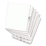 Avery® Preprinted Legal Exhibit Side Tab Index Dividers, Avery Style, 10-tab, 69, 11 X 8.5, White, 25-pack, (1069) freeshipping - TVN Wholesale