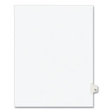 Avery® Preprinted Legal Exhibit Side Tab Index Dividers, Avery Style, 10-tab, 72, 11 X 8.5, White, 25-pack, (1072) freeshipping - TVN Wholesale
