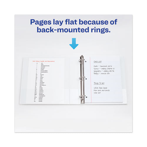 Avery® Heavy-duty View Binder With Durahinge, One Touch Ezd Rings-extra-wide Cover, 3 Ring, 1.5" Capacity, 11 X 8.5, White, (1319) freeshipping - TVN Wholesale
