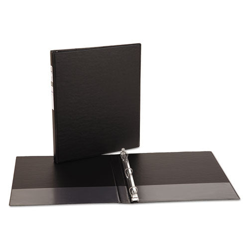 Avery® Economy Non-view Binder With Round Rings, 3 Rings, 0.5" Capacity, 11 X 8.5, Black, (3201) freeshipping - TVN Wholesale