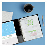 Avery® Economy Non-view Binder With Round Rings, 3 Rings, 0.5" Capacity, 11 X 8.5, Black, (3201) freeshipping - TVN Wholesale