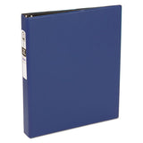 Avery® Economy Non-view Binder With Round Rings, 3 Rings, 1" Capacity, 11 X 8.5, Blue, (3300) freeshipping - TVN Wholesale