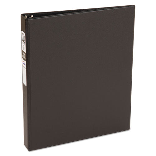 Avery® Economy Non-view Binder With Round Rings, 3 Rings, 1" Capacity, 11 X 8.5, Red, (3310) freeshipping - TVN Wholesale