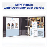 Avery® Economy Non-view Binder With Round Rings, 3 Rings, 3" Capacity, 11 X 8.5, Blue, (3601) freeshipping - TVN Wholesale