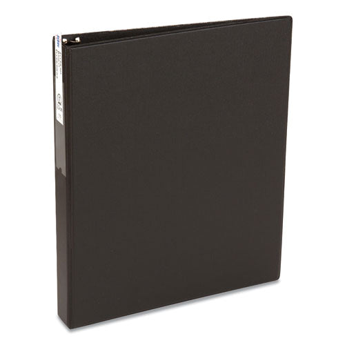 Avery® Economy Non-view Binder With Round Rings, 3 Rings, 1" Capacity, 11 X 8.5, Black, (4301) freeshipping - TVN Wholesale