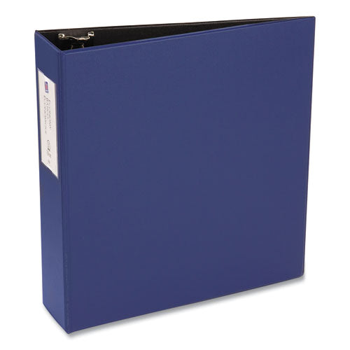 Avery® Economy Non-view Binder With Round Rings, 3 Rings, 3" Capacity, 11 X 8.5, Blue, (4600) freeshipping - TVN Wholesale