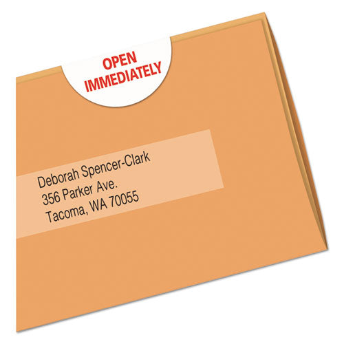 Avery® Printable Mailing Seals, 1" Dia., White, 15-sheet, 40 Sheets-pack, (5247) freeshipping - TVN Wholesale