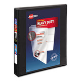 Avery® Heavy-duty Non Stick View Binder With Durahinge And Slant Rings, 3 Rings, 1" Capacity, 11 X 8.5, Black, (5300) freeshipping - TVN Wholesale