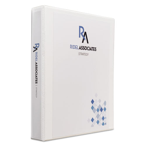 Avery® Heavy-duty Non Stick View Binder With Durahinge And Slant Rings, 3 Rings, 1" Capacity, 11 X 8.5, White, (5304) freeshipping - TVN Wholesale