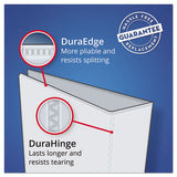 Avery® Heavy-duty Non Stick View Binder With Durahinge And Slant Rings, 3 Rings, 1" Capacity, 11 X 8.5, White, (5304) freeshipping - TVN Wholesale
