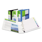 Heavy-duty Non Stick View Binder With Durahinge And Slant Rings, 3 Rings, 3