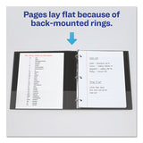 Avery® Legal Durable Non-view Binder With Round Rings, 3 Rings, 1" Capacity, 14 X 8.5, Black, (6400) freeshipping - TVN Wholesale