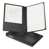 Avery® Legal Durable Non-view Binder With Round Rings, 3 Rings, 1" Capacity, 14 X 8.5, Black, (6400) freeshipping - TVN Wholesale