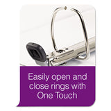 Avery® Durable Non-view Binder With Durahinge And Ezd Rings, 3 Rings, 1" Capacity, 11 X 8.5, Black, (7301) freeshipping - TVN Wholesale