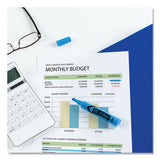 Avery® Hi-liter Desk-style Highlighters, Light Blue Ink, Chisel Tip, Light Blue-black Barrel, Dozen freeshipping - TVN Wholesale