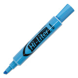Avery® Hi-liter Desk-style Highlighters, Light Blue Ink, Chisel Tip, Light Blue-black Barrel, Dozen freeshipping - TVN Wholesale