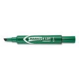 Avery® Marks A Lot Regular Desk-style Permanent Marker, Broad Chisel Tip, Green, Dozen (7885) freeshipping - TVN Wholesale