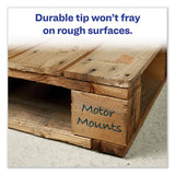 Avery® Marks A Lot Regular Desk-style Permanent Marker, Broad Chisel Tip, Green, Dozen (7885) freeshipping - TVN Wholesale