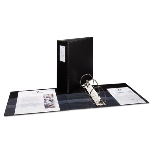 Avery® Durable Non-view Binder With Durahinge And Ezd Rings, 3 Rings, 4" Capacity, 11 X 8.5, Black, (8802) freeshipping - TVN Wholesale