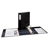 Avery® Durable Non-view Binder With Durahinge And Ezd Rings, 3 Rings, 4" Capacity, 11 X 8.5, Black, (8802) freeshipping - TVN Wholesale