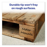 Avery® Marks A Lot Large Desk-style Permanent Marker, Broad Chisel Tip, Yellow, Dozen (8882) freeshipping - TVN Wholesale