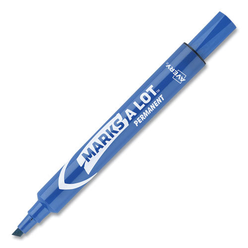 Avery® Marks A Lot Large Desk-style Permanent Marker, Broad Chisel Tip, Orange, Dozen (8883) freeshipping - TVN Wholesale